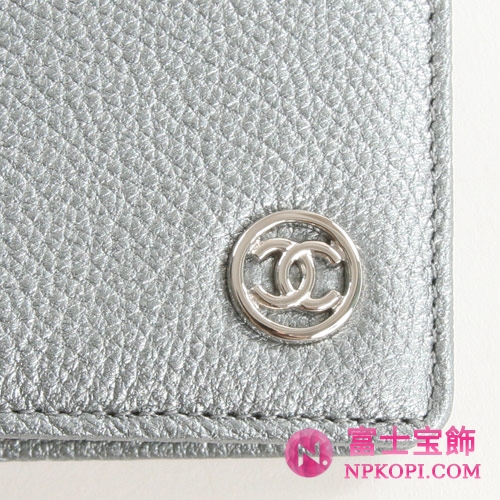 シャネル CCコレクション 長財布 シルバー A33924